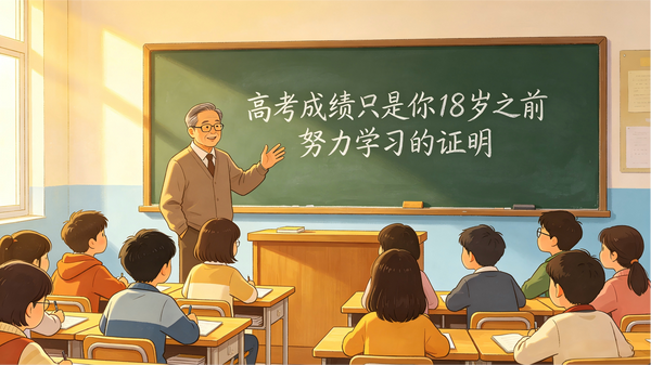 你觉得高考真的决定人生吗？