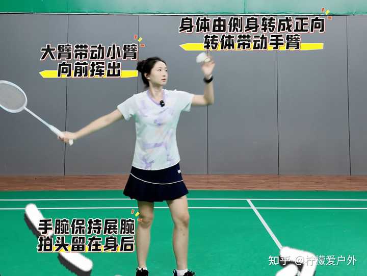 羽毛球发高远球的技巧有哪些? - 知乎