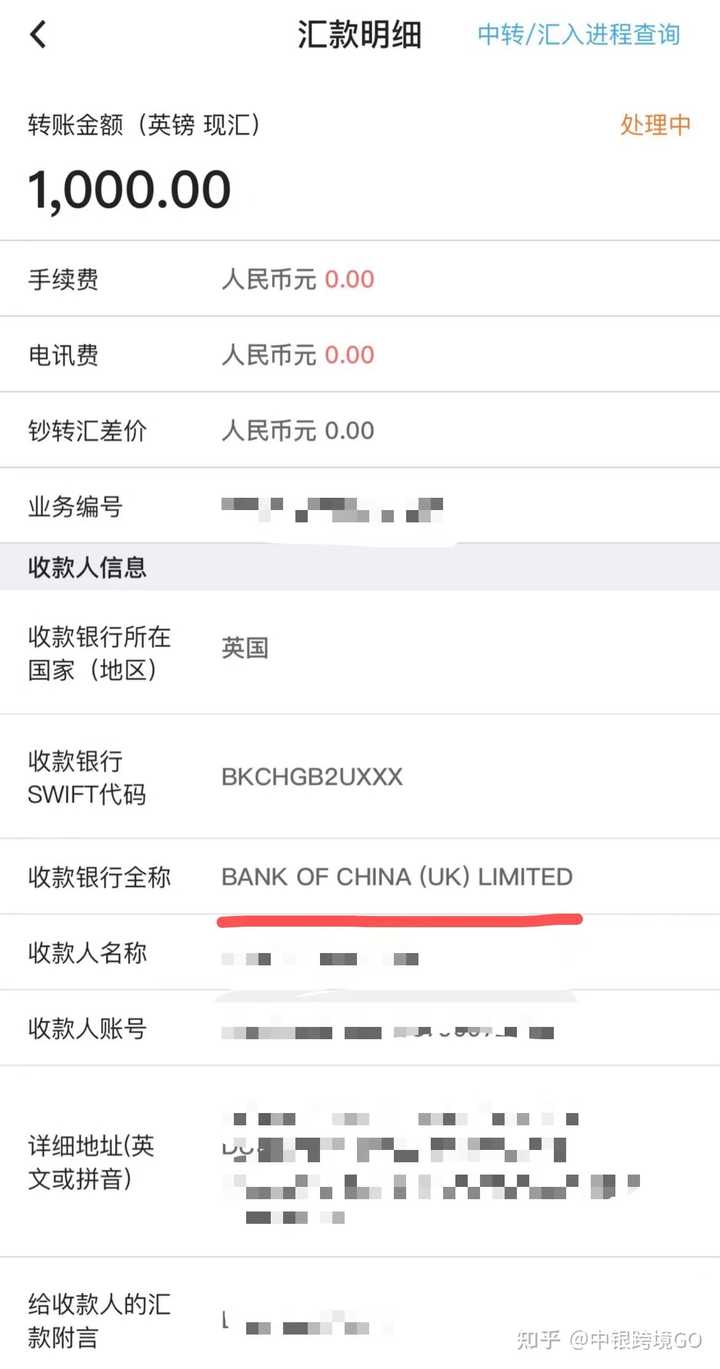 如何从通过大陆银行网上银行汇款至香港银行账户？ - 中银跨境GO 的回答- 知乎