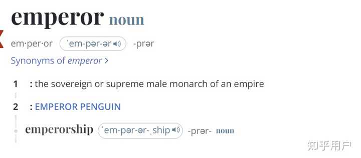 英语中 Sovereign, Monarch, Emperor, King, Queen有什么区别? - 知乎