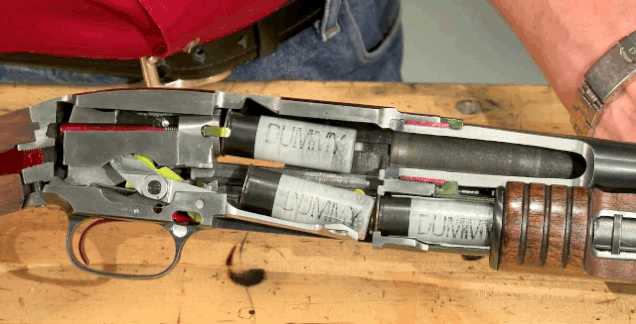 请问泵动式霰弹枪的供弹原理