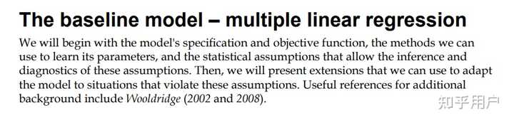 什么是基线回归（baseline regression）？ - 知乎