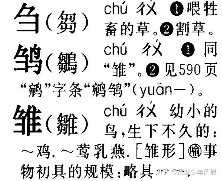 刍狗这个「刍」字一直都读 chu 吗?以前有过 zou 这个读音吗? - 知乎