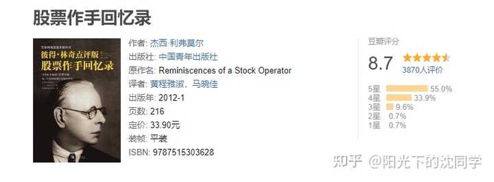 有哪些高分经典的炒股书籍推荐? - 知乎