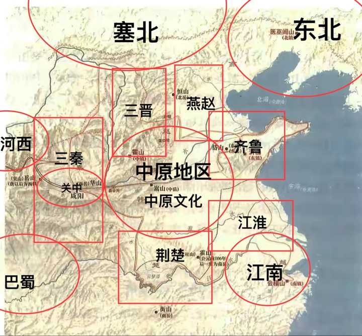 仅从地理角度出发,如今那些省份是中原省份? - 知乎