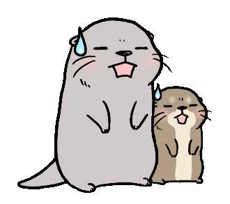 求这只小水獭的表情包呀