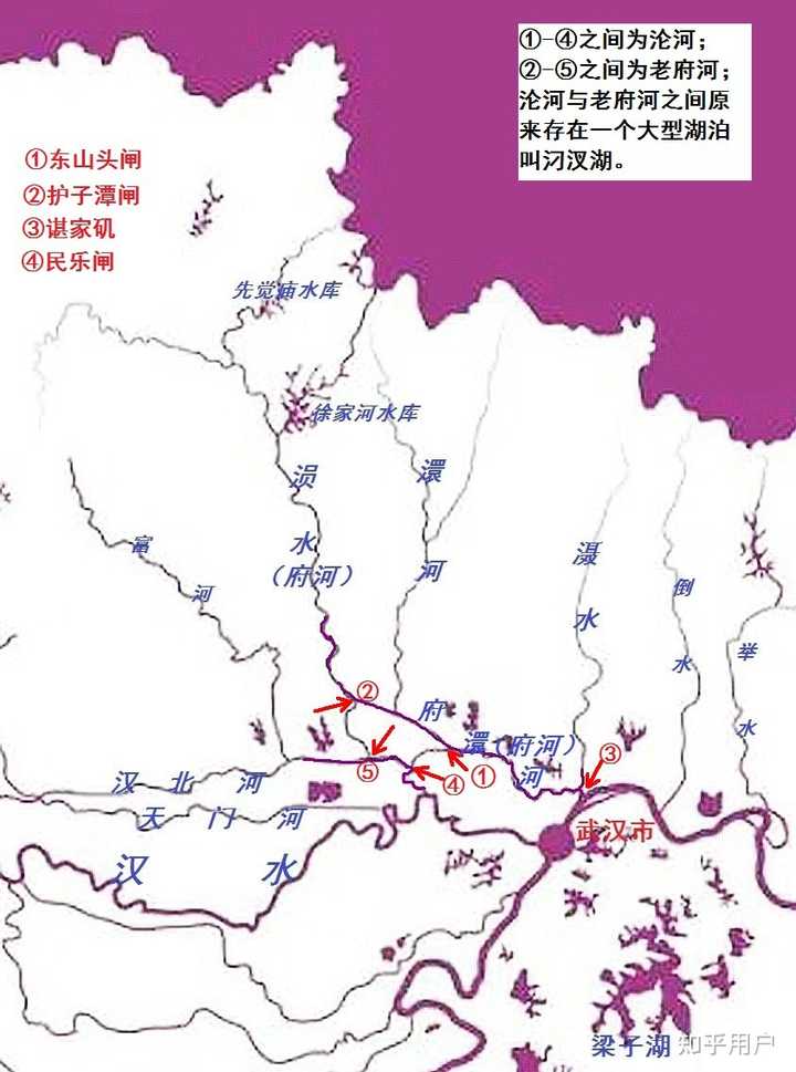 为什么汉江作为长江最大支流,其河口在八大支流中却显得最小? - 知乎