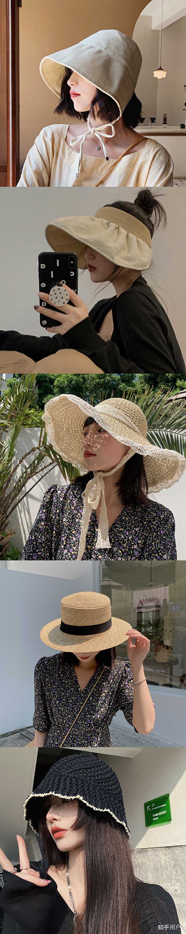 越南草帽新款帽檐帽子可折叠夏季海滩太阳100% 纸帽子