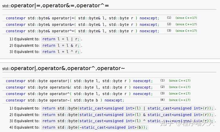 C++17 新加入的 std::byte 是什么,有什么用? - 知乎