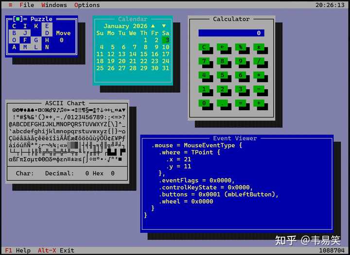 C++ 有什么好用的TUI库吗? - 知乎