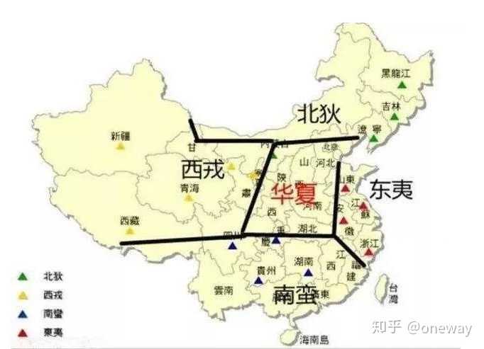 “诸华”“诸夏”分别是什么意思啊?还有它们跟戎、狄、蛮、夷是什么关系?在线求告知,急死了? - 知乎