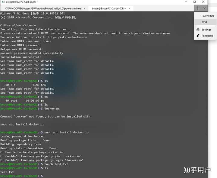 Windows terminal emulator 
