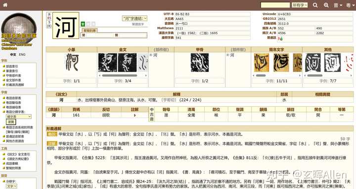 甲骨文“河”字象形本义是什么? - 知乎