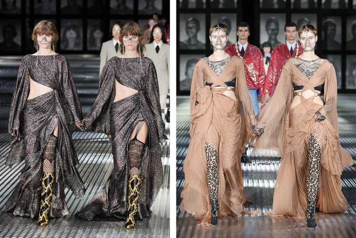 GUCCI 在 2023 春夏 Twinsburg 秀场上找来 68 对双胞胎走秀，有何寓意？ - 知乎