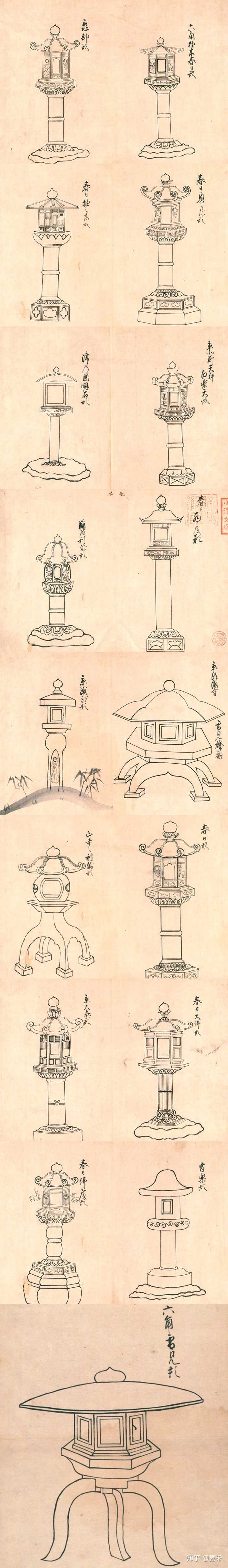 中日石灯笼的形式与用途有何区别？ - 知乎