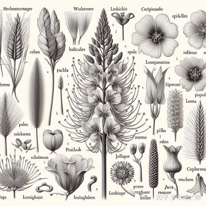 禾本科植物花的结构特点是什么？ - 知乎