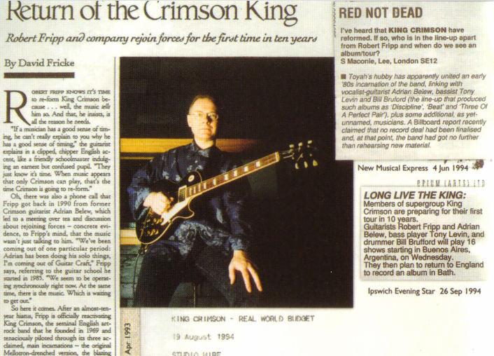 kingcrimson最有代表性的专辑有哪些