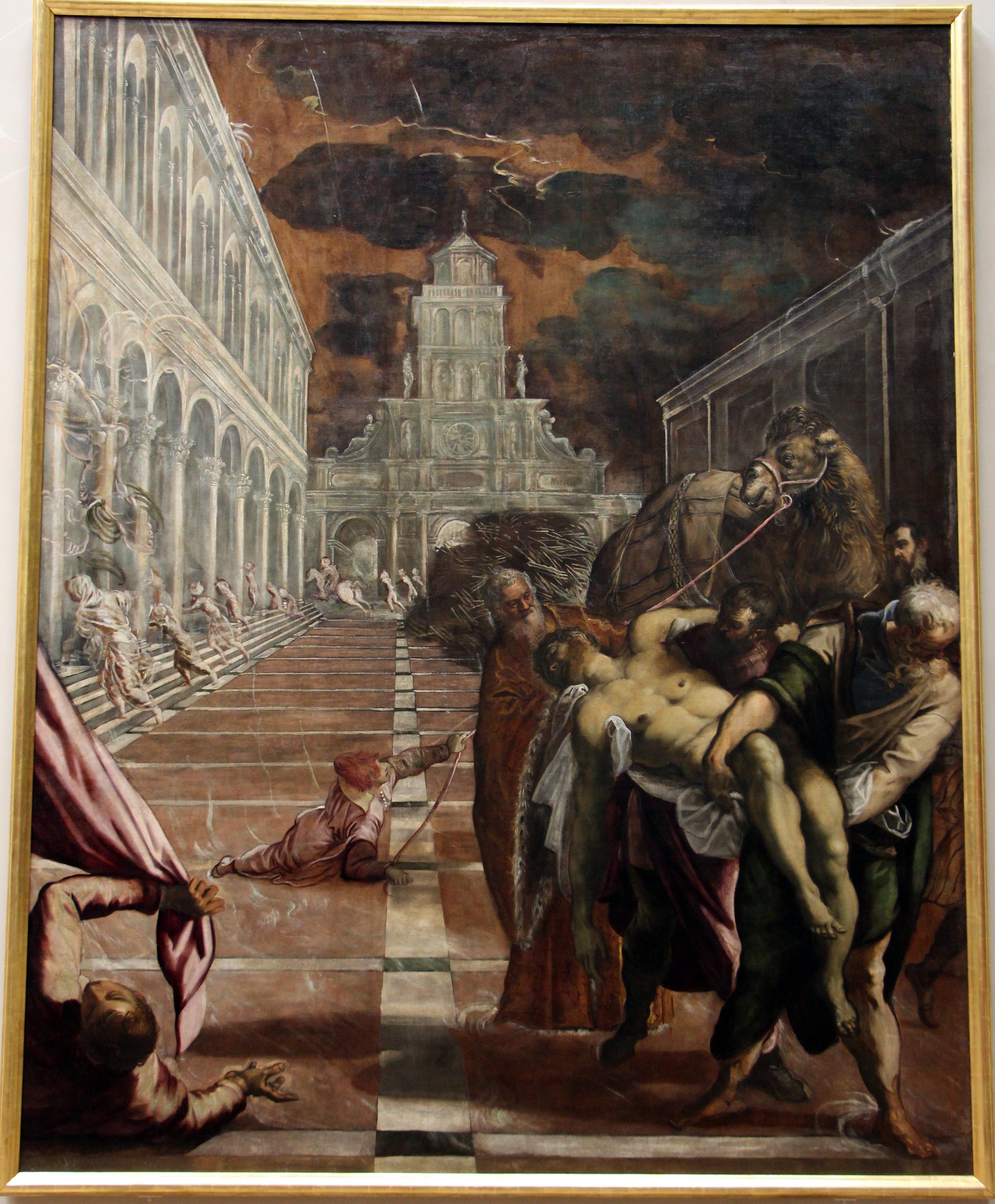 威尼斯圣马可大教堂外部的壁画
