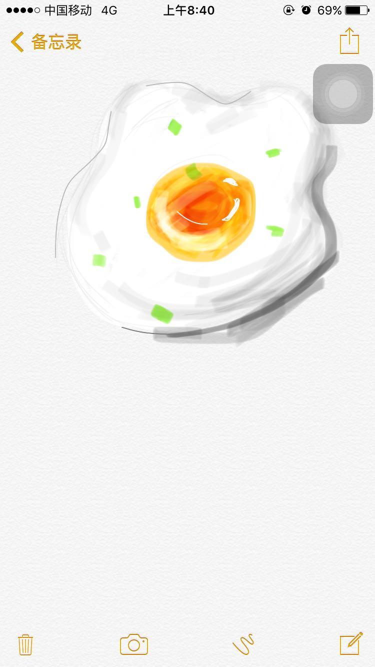 有没有大神用 iphone 6s 备忘录的绘画功能画的神作?