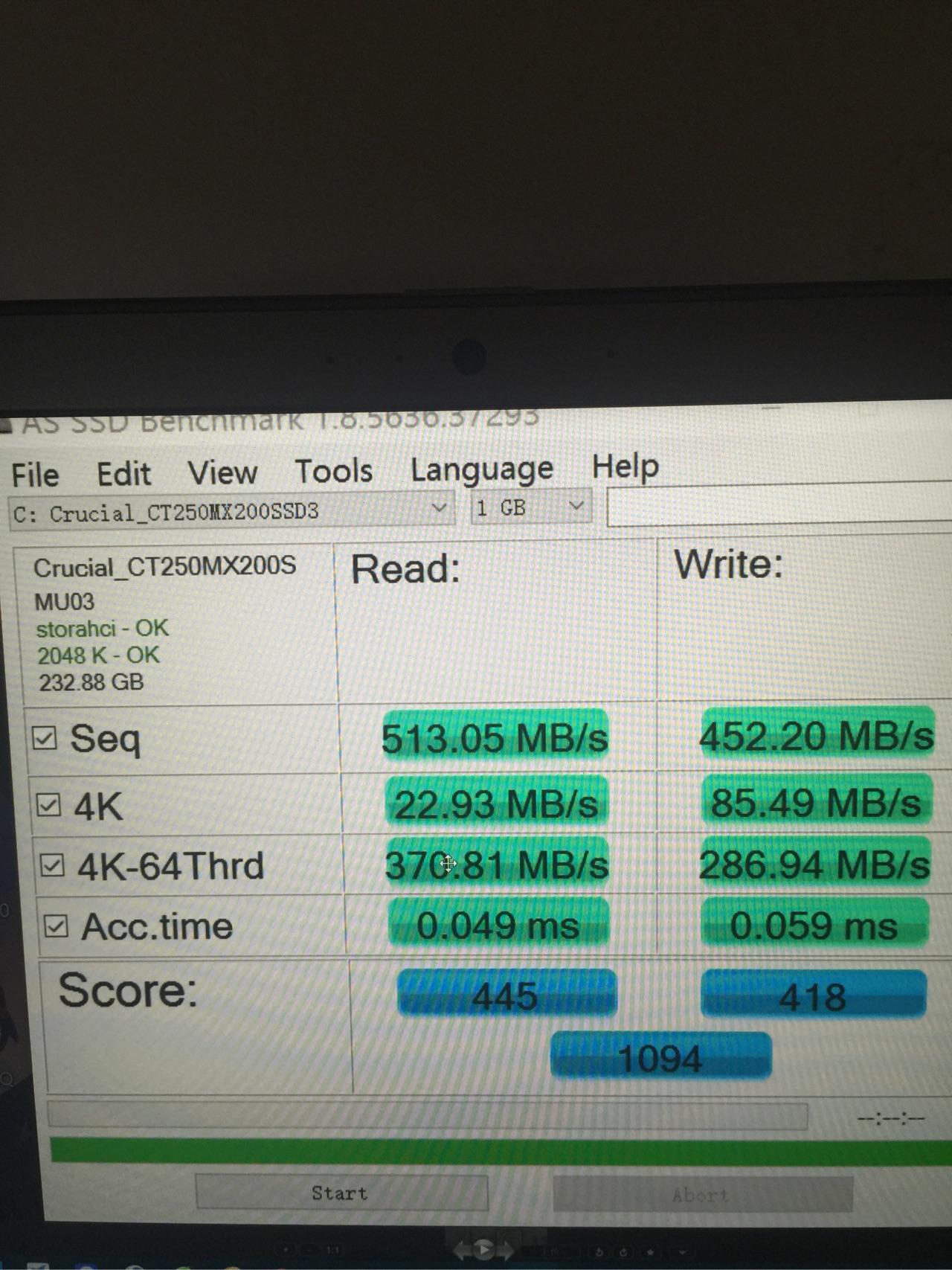 英睿达镁光mx200系列250gbssd性能和寿命如何呢