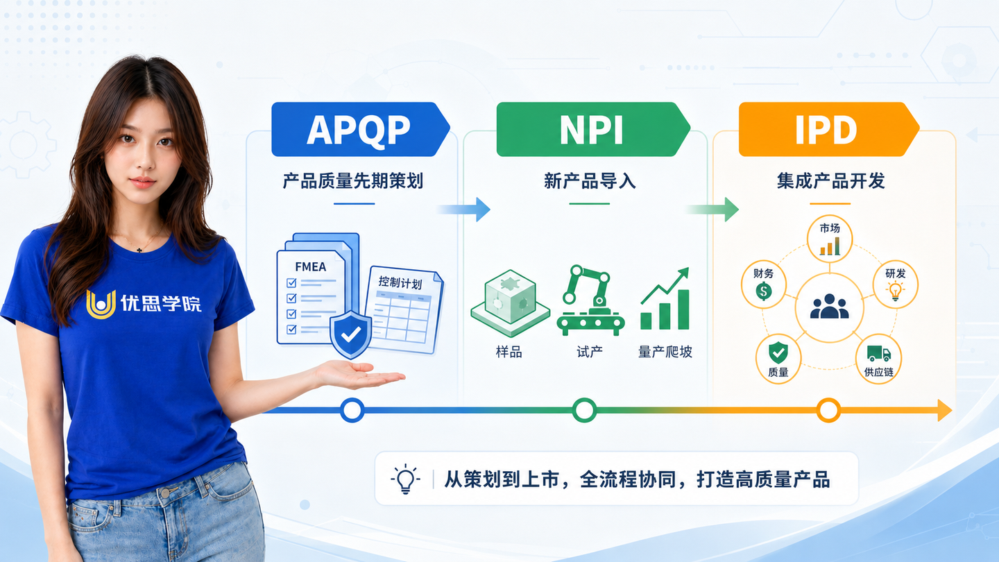 APQP、NPI、IPD 有什么区别？