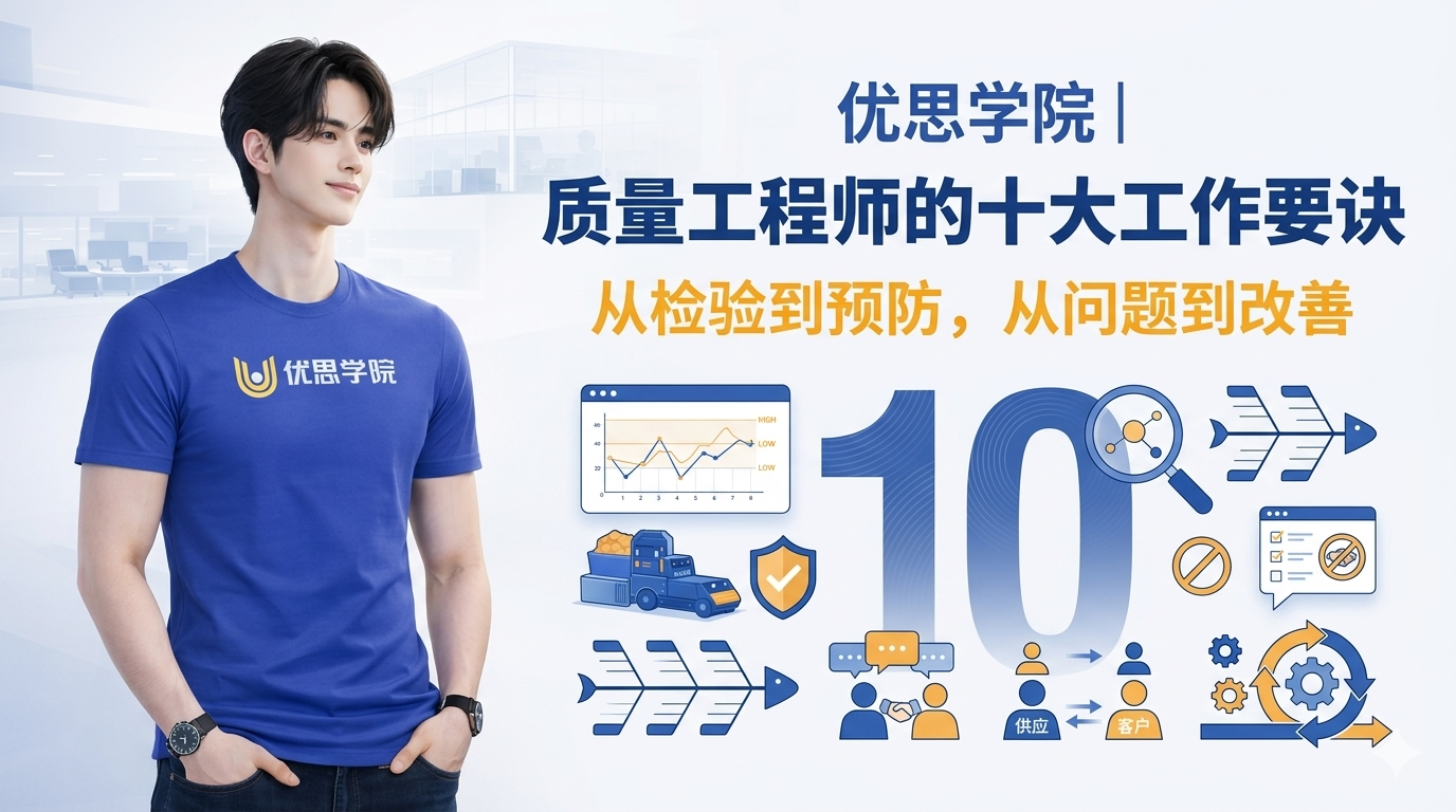 优思学院｜质量工程师的十大工作要诀：从会检验，到会改善，再到会推动组织进步