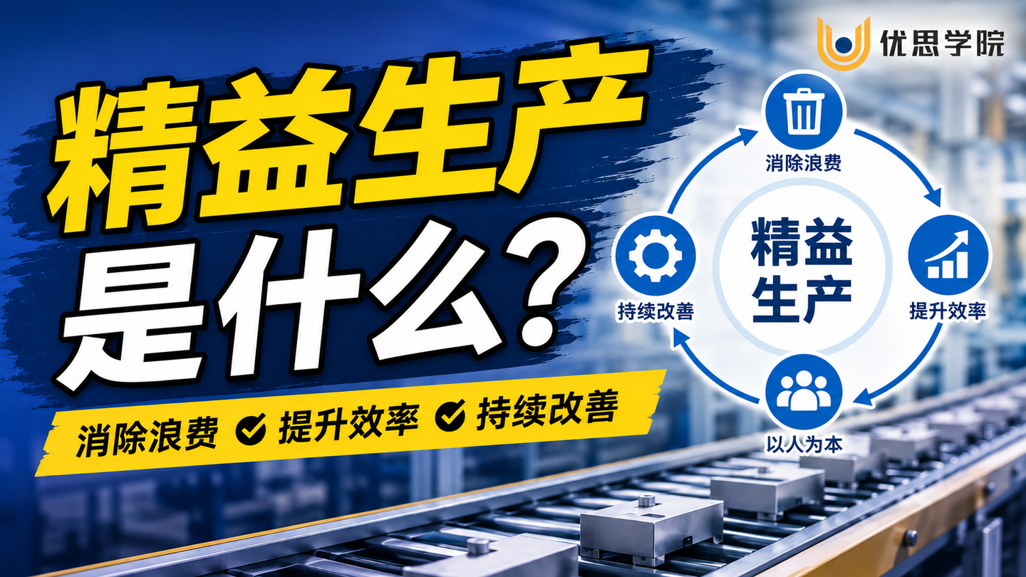 优思学院：精益生产是什么？从丰田生产方式到现代管理方法