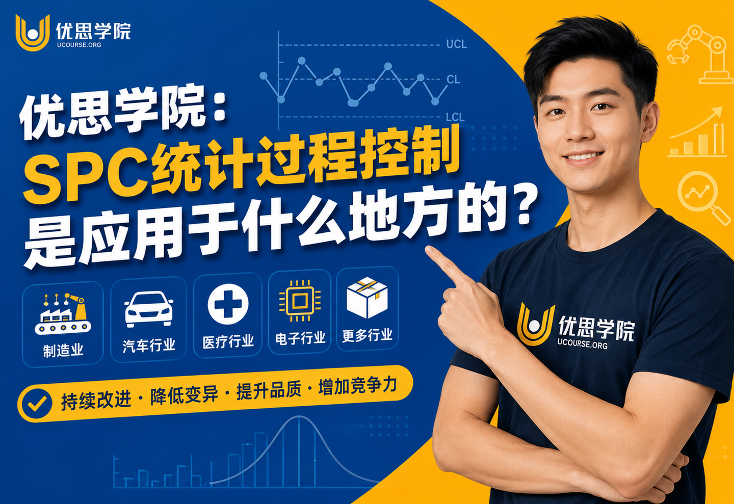 优思学院：SPC统计过程控制是应用于什么地方的？