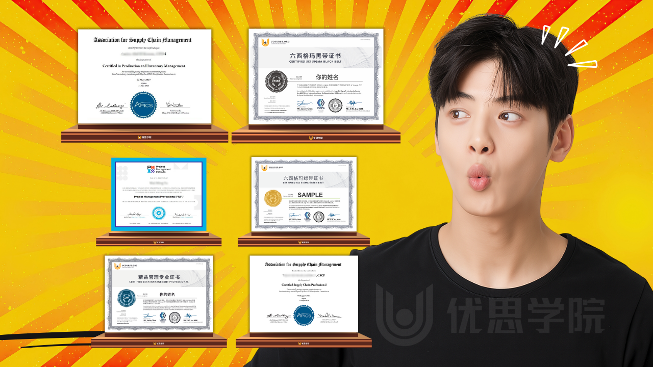 PMP、CSSGB、CSSBB、CLMP、CPIM、CSCP 国际证书一次讲清