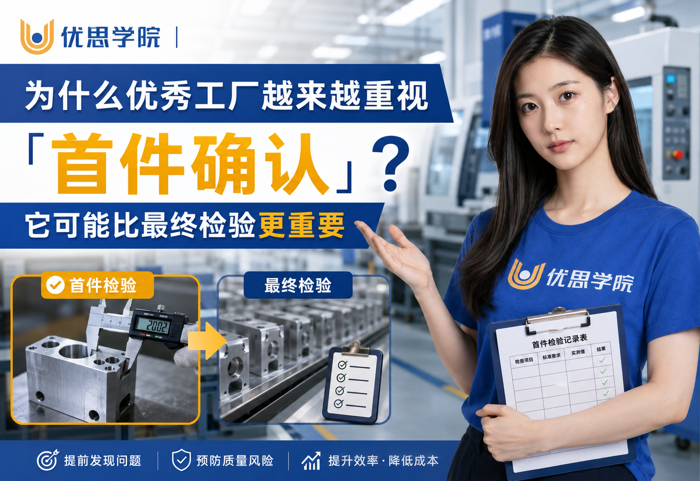 优思学院｜为什么优秀工厂越来越重视「首件确认」？它可能比最终检验更重要