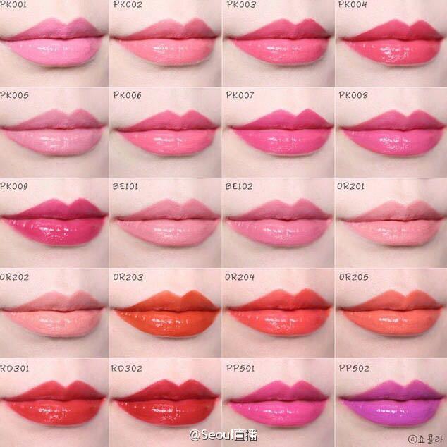 口红色彩的选择