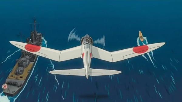 为什么宫崎骏的起风了中零式战机的机翼是弯的