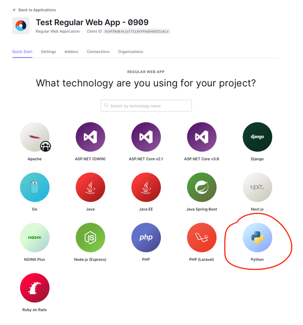  Auth0 Regular Web Application 