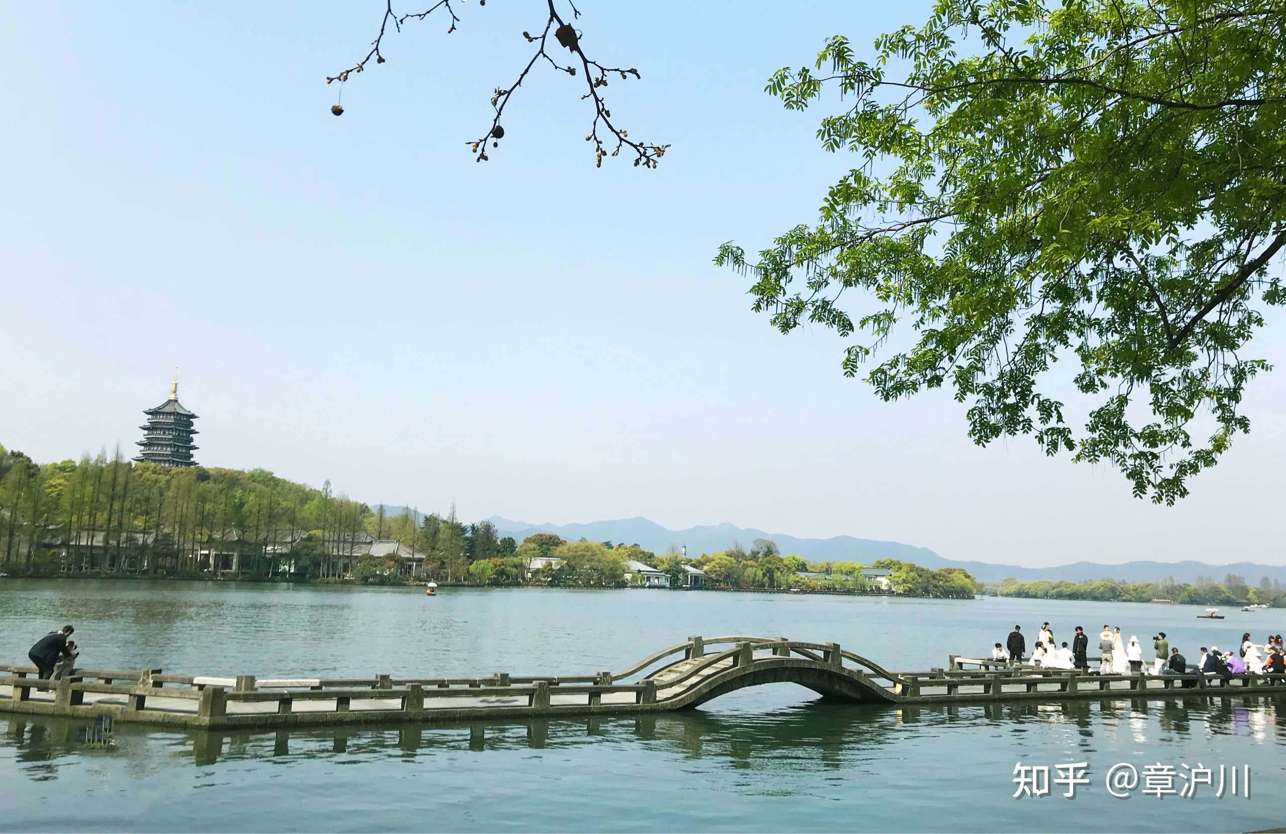 钱塘湖春行风景图片