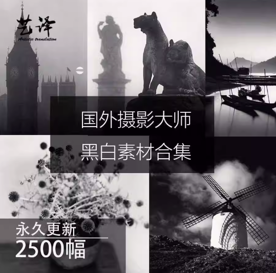 图片[1]-2500幅黑白摄影素材合集-国外黑白摄影大师作品合集灵感风景参考素材图库【电商热销512】-暗冰资源网