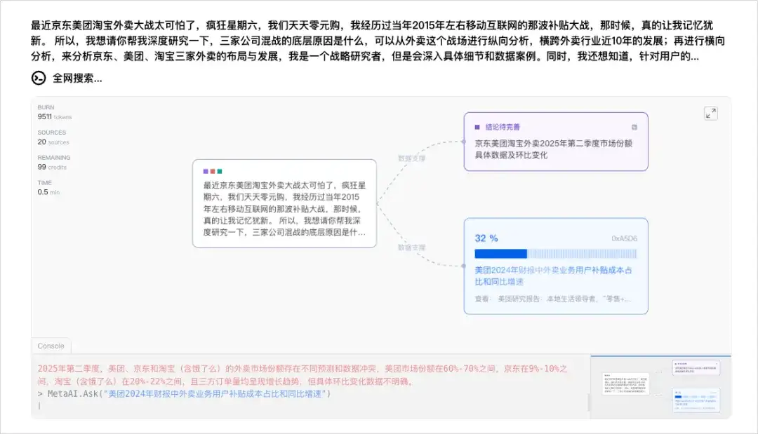 秘塔AI也终于悄悄上线了DeepResearch。