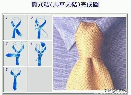 打领带的方法图解 怎么打领带一步一步教