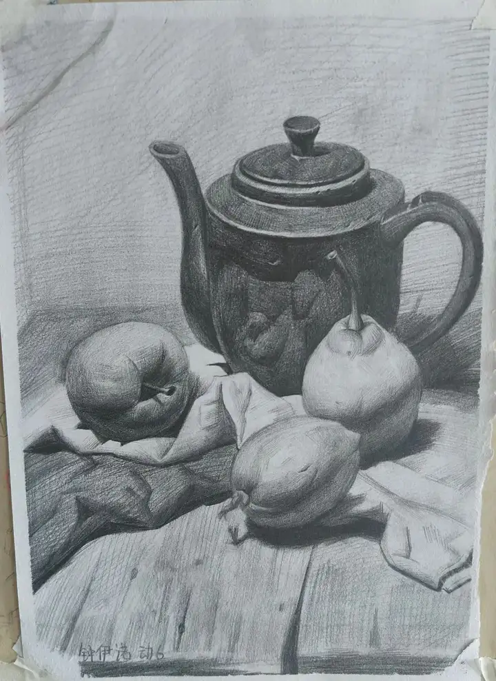 绘影逐光 青春创想|塘栖校区素描比赛优秀作品展(图15)