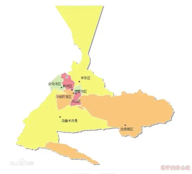 乌鲁木齐属于哪个省的城市（新疆维吾尔自治区地图）