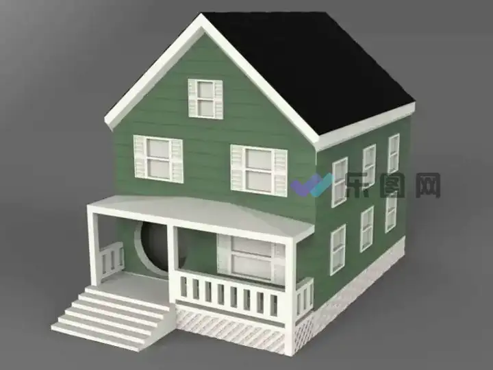 Farm Bird House Model-STL0