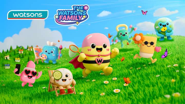 屈臣氏于亚洲推出独家IP「The Watsons Family」