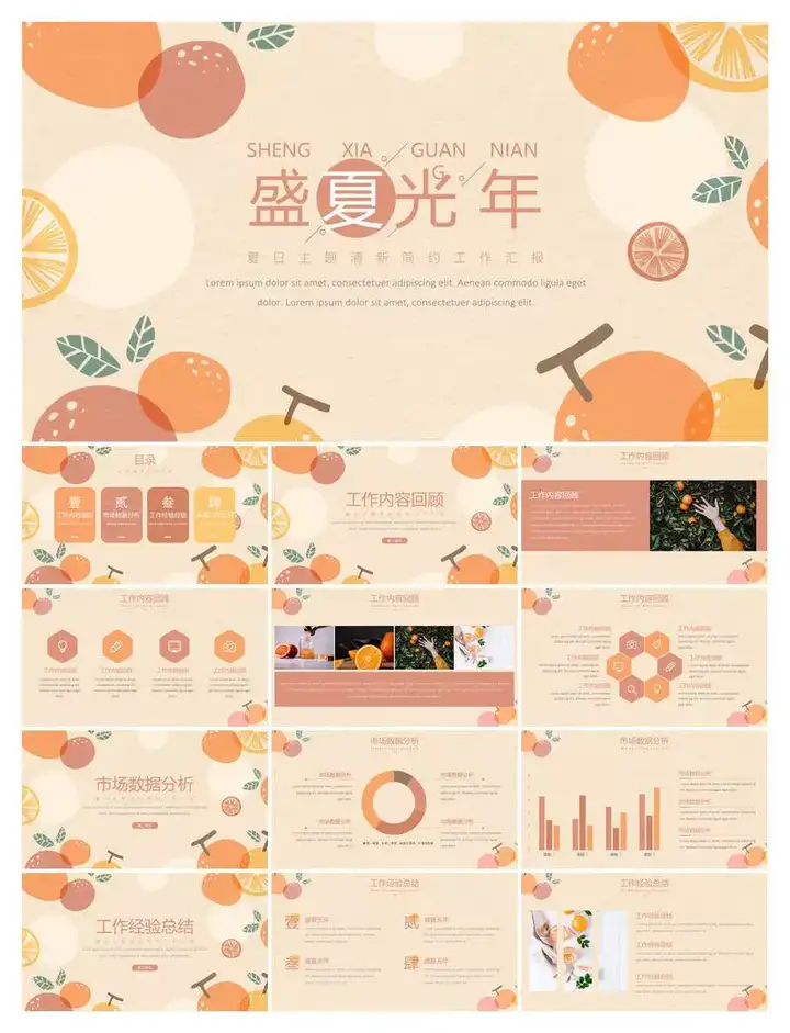 图片[9]-文艺清新ppt模板合集-水彩卡通简约工作总结汇报教学课件动态演讲模版【电商热销629】-暗冰资源网