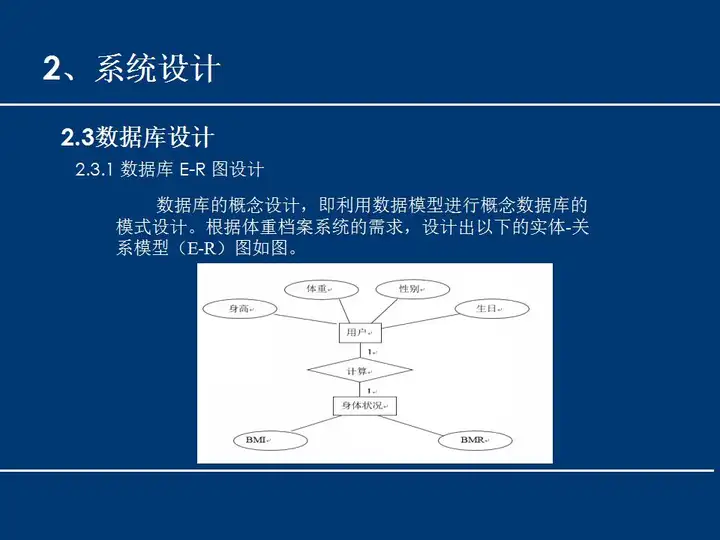 安卓APP源码和设计报告——体重档案APP（含答辩PPT）