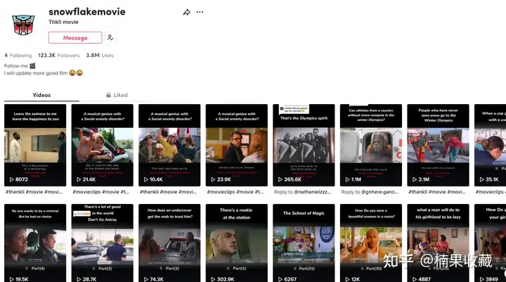 TikTok 电影号矩阵粉丝 1300W+,聊聊海外如何做出电影解说号