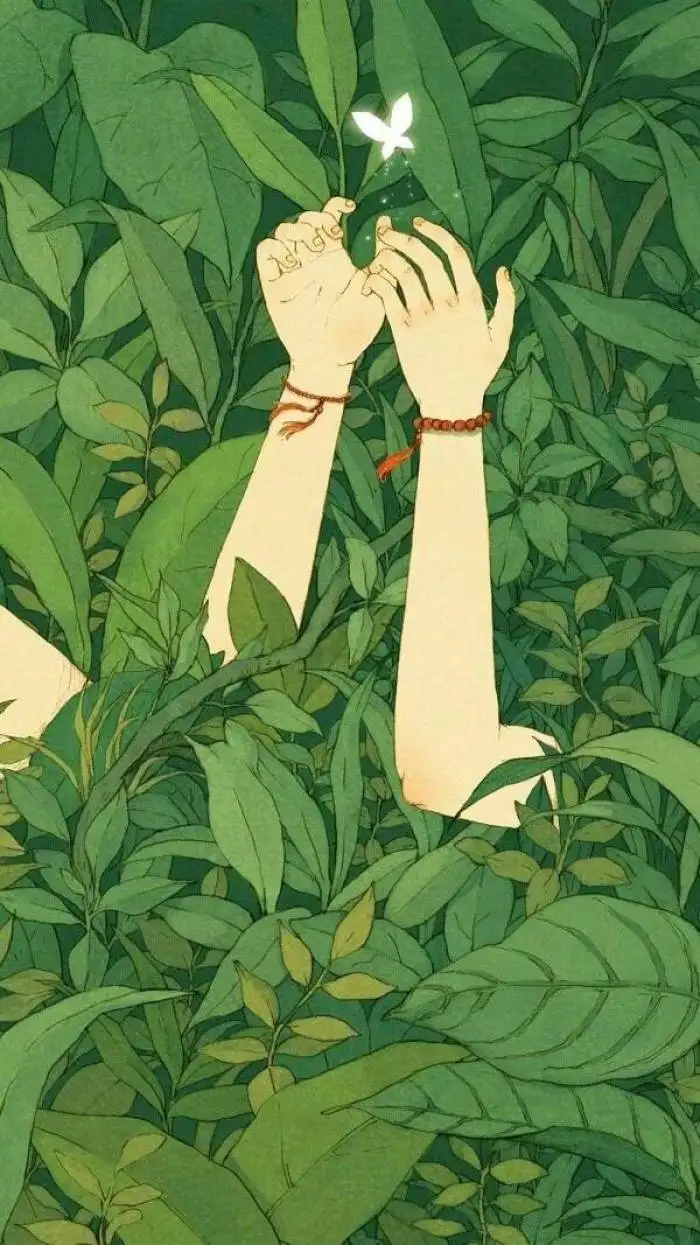 有哪些极富美感的绿色系壁纸？(绿色壁纸唯美小清新)