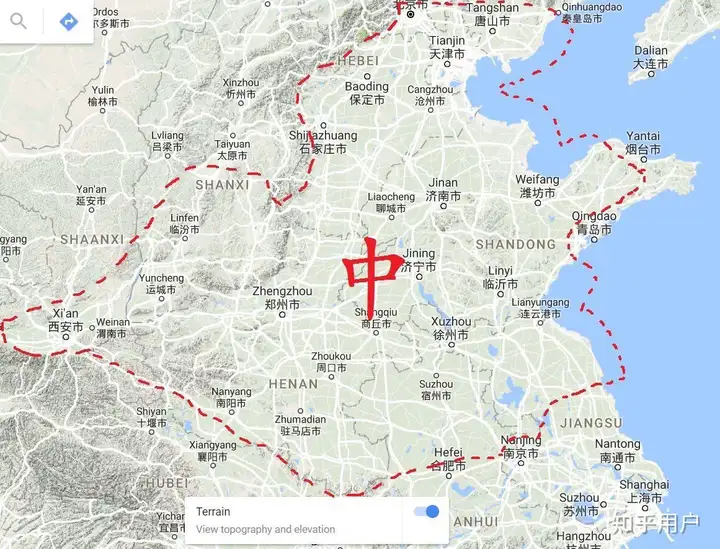 仅从地理角度出发,如今那些省份是中原省份? - 知乎