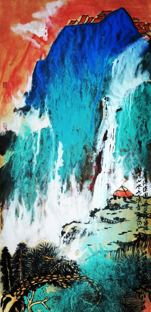 李泽钰拜师国画大家崔如琢先生