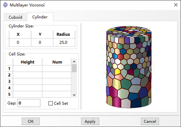 一个好用的Abaqus晶体塑性模型生成插件-Voronoi模型的图31