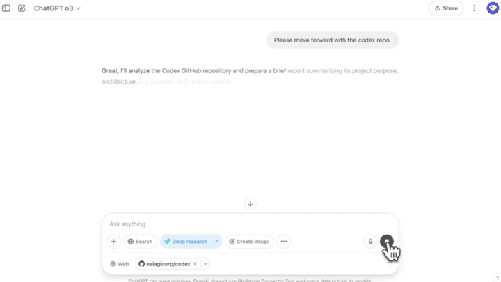 刚刚，ChatGPT的深度研究可以连接GitHub了！网友：这是真·RAG