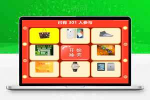 抽奖系统源码，带抽奖码号才能参加